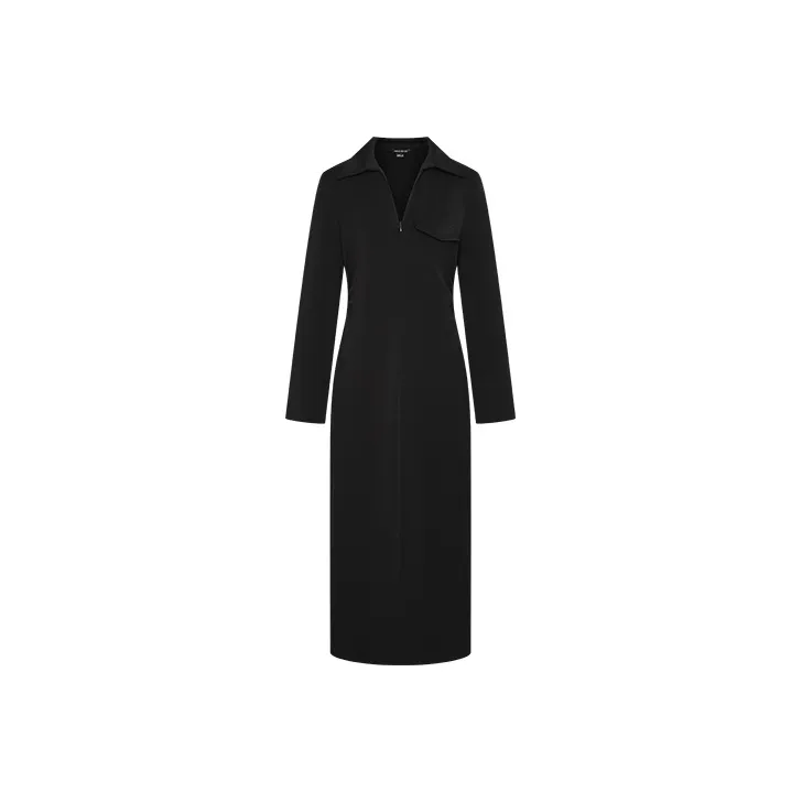 URBAN REVIVO Long Sleeved Dress Women's Black