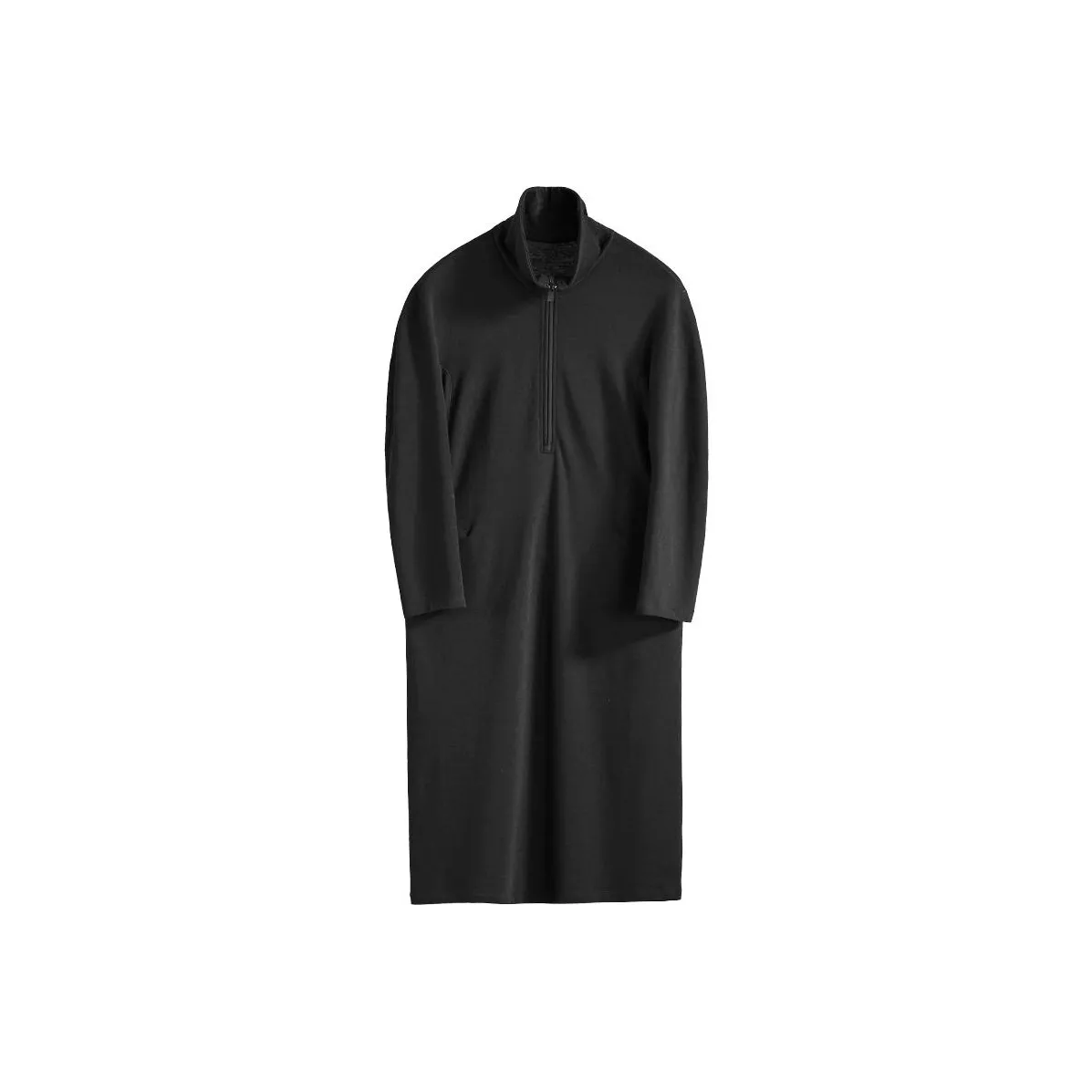 Rizhuo Длинное платье с длинными рукавами женское серия Serene цвет теневой черный