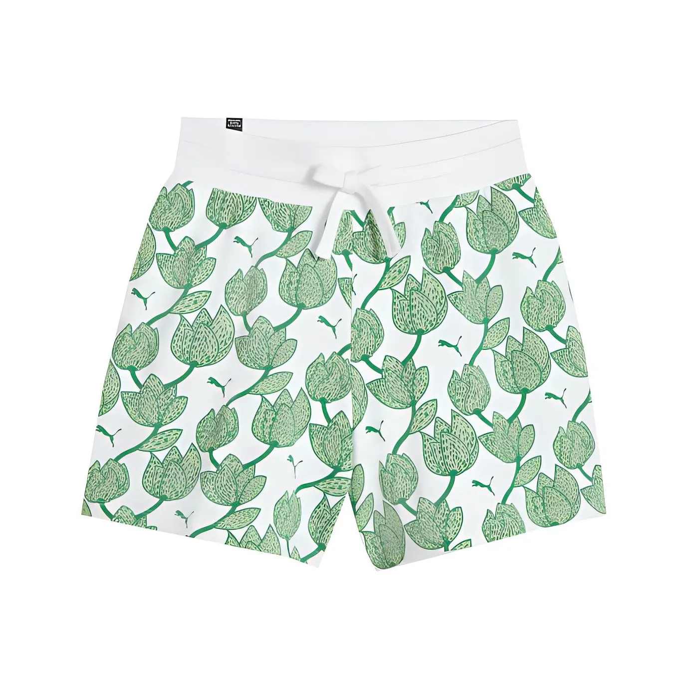 PUMA Повседневные шорты женские зеленые