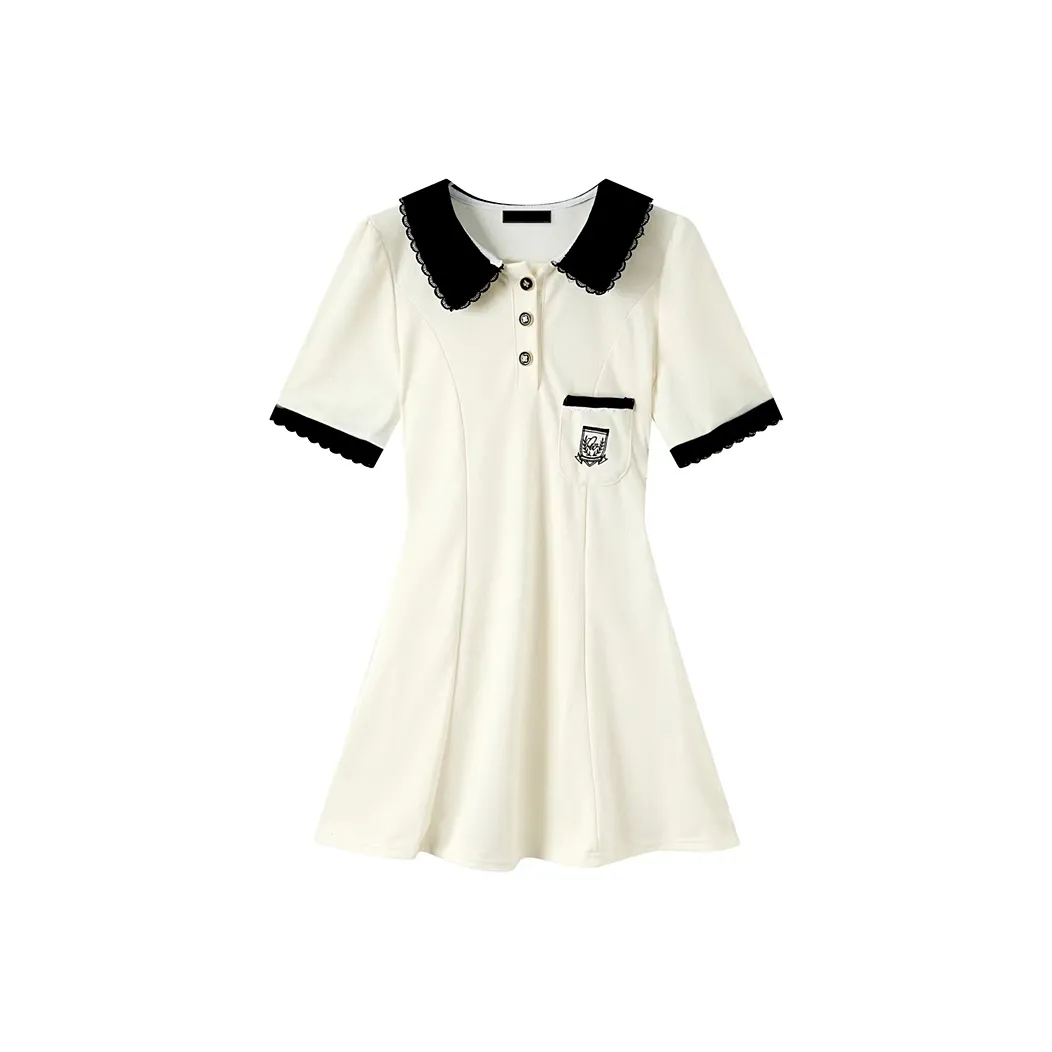 JOSR Короткий рукав Платье Женское