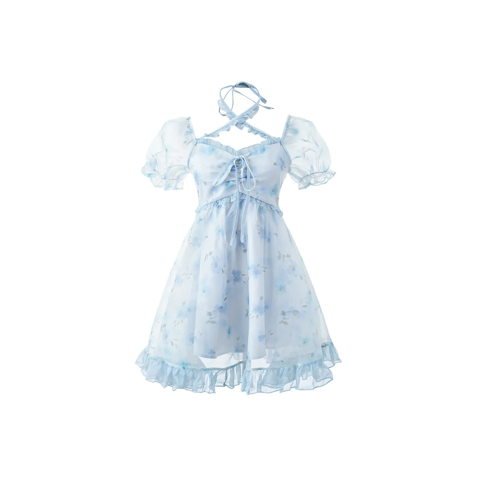 Blovelan Короткий рукав Платье Женское