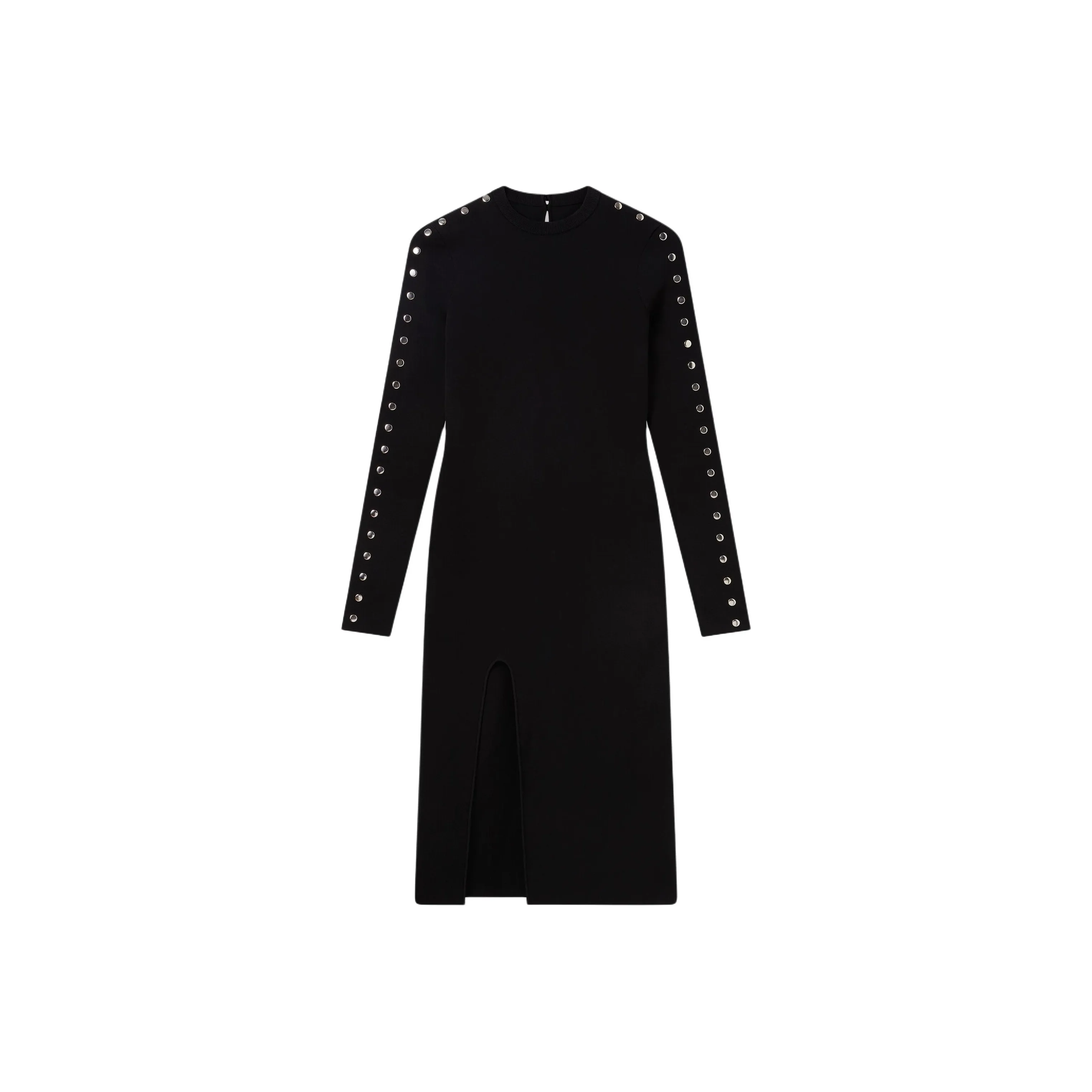 Stella McCartney Slit Detailed Long Sleeve Dress