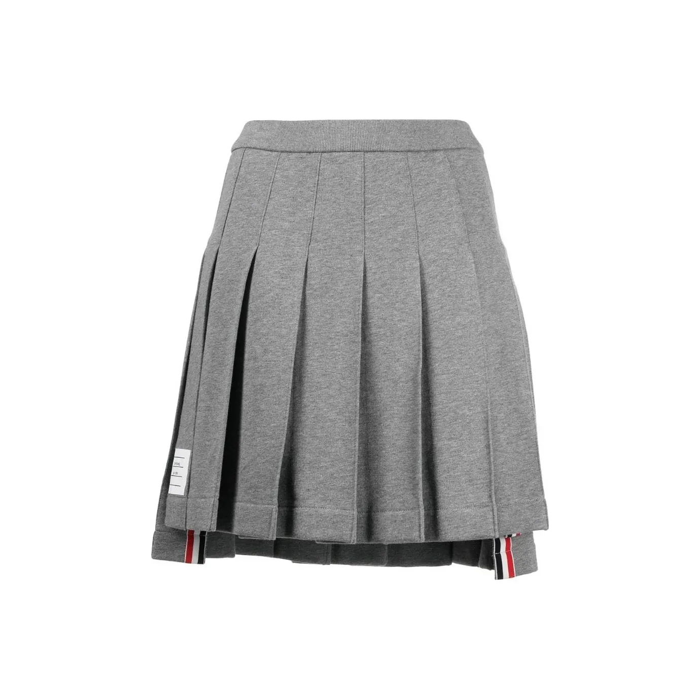 THOM BROWNE Logo Patch Pleated Short Skirt