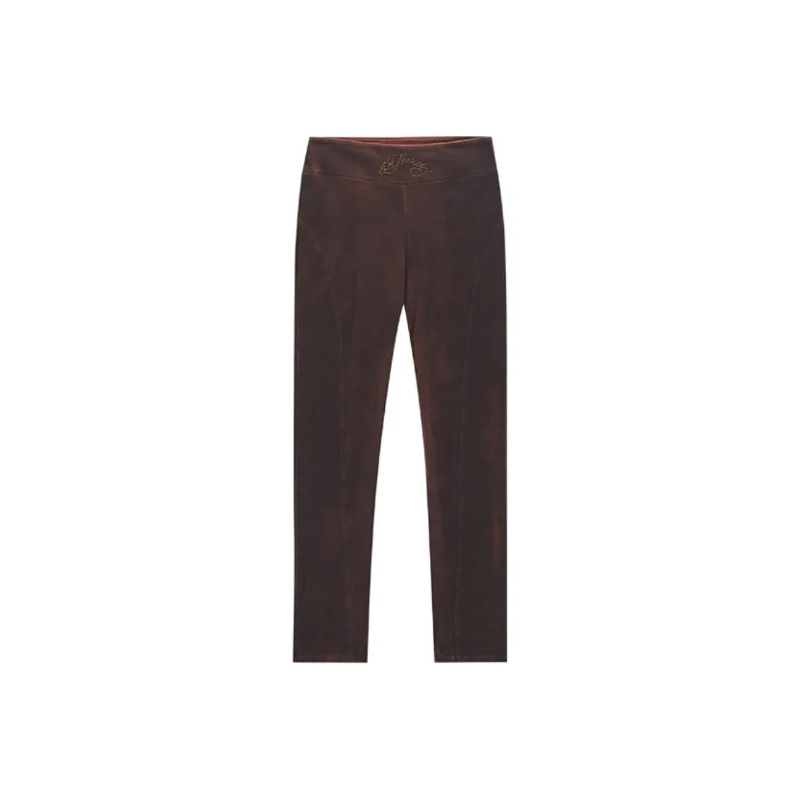 Ed Hardy FW24 Leggings Women's Iced Mocha Brown