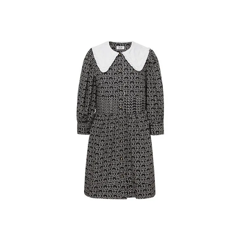 d'zzit Длинное платье с длинными рукавами женское