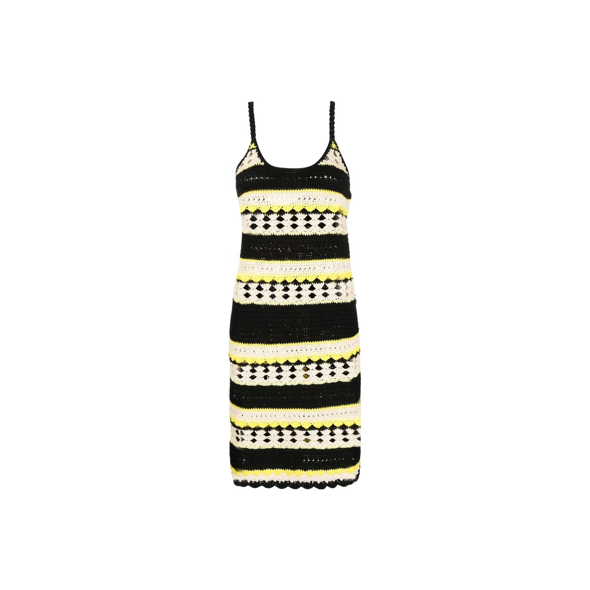 GANNI Crochet Slip Dress