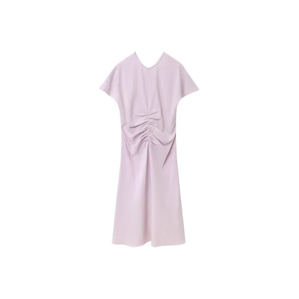 OVV Рассветный пурпурный 02 Женские Короткие Платья с Рукавами