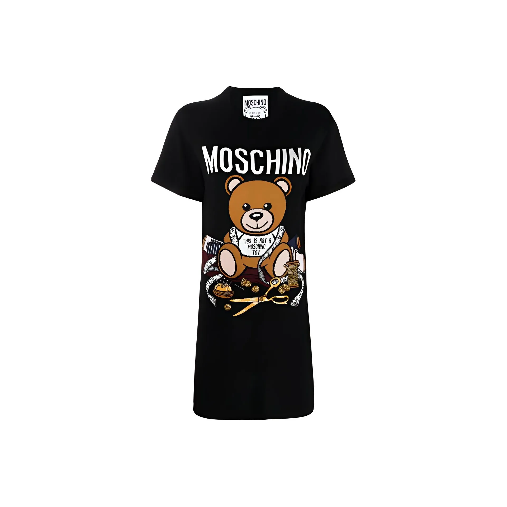 MOSCHINO Short Sleeved Dresses Women's Black