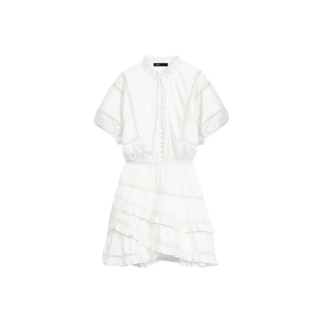 Maje Broderie anglaise Cotton Minidress