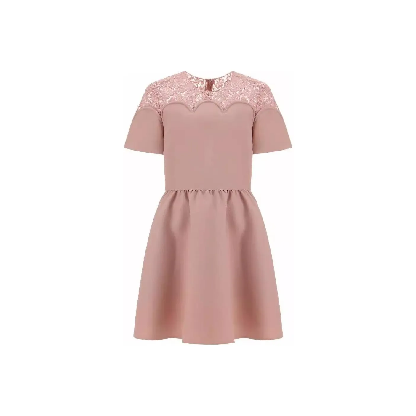 Valentino Short Sleeved Dresses Women's Dusty Pink