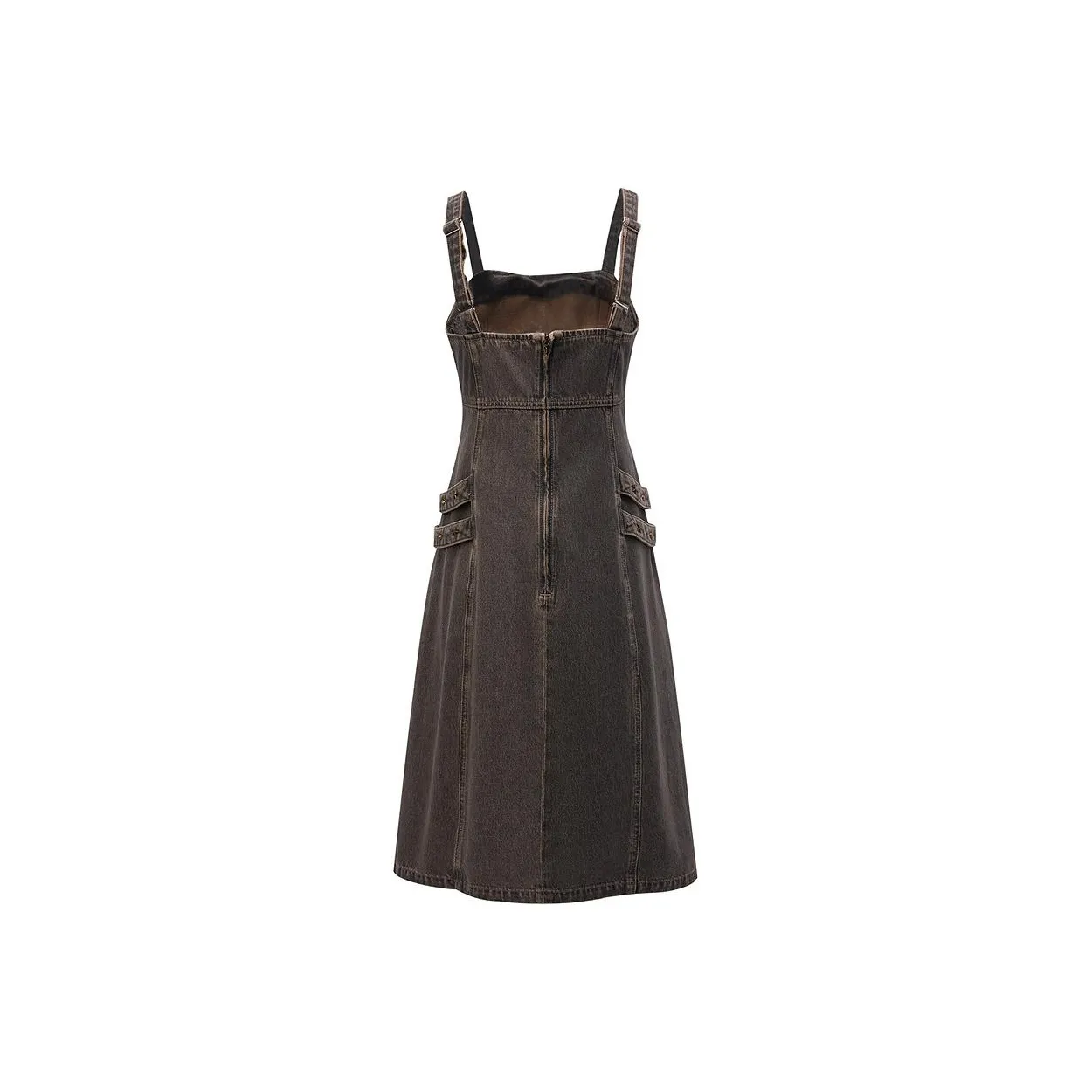 LEDIN Платье-комбинация Женское Серый Синий