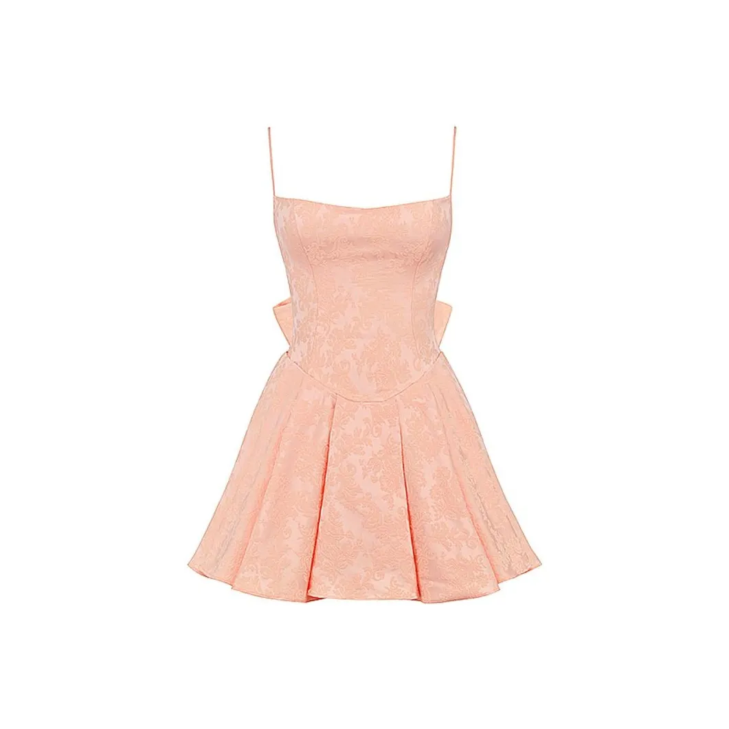 HOUSE OF CB ROSALINDA Slip Платье Женское Персиковый Персиково-розовый