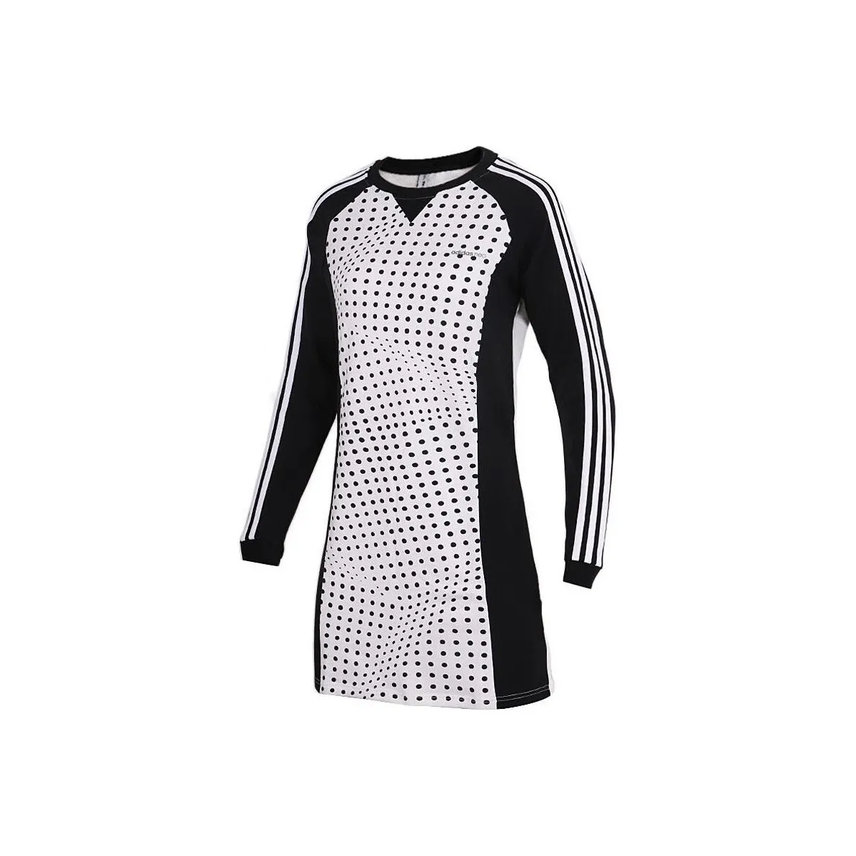 Adidas Neo Long Sleeved Dress Women's Black White