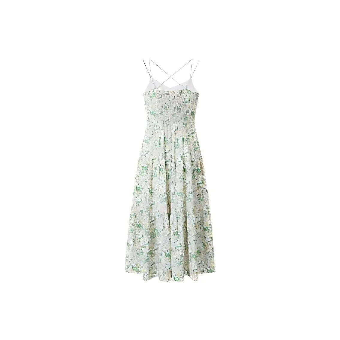 Hopeshow Slip Dress Women's Green Floral