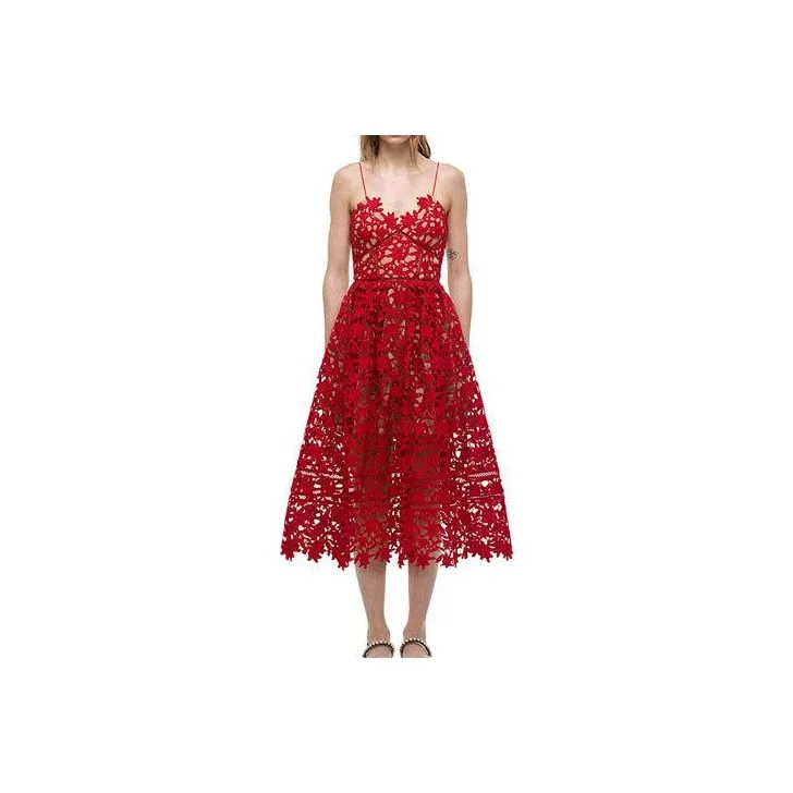 Self portrait Slip Dress Women's France Red