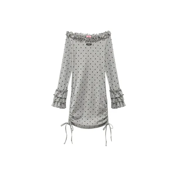 CHUU Long-Sleeved Dresses Women's Gray