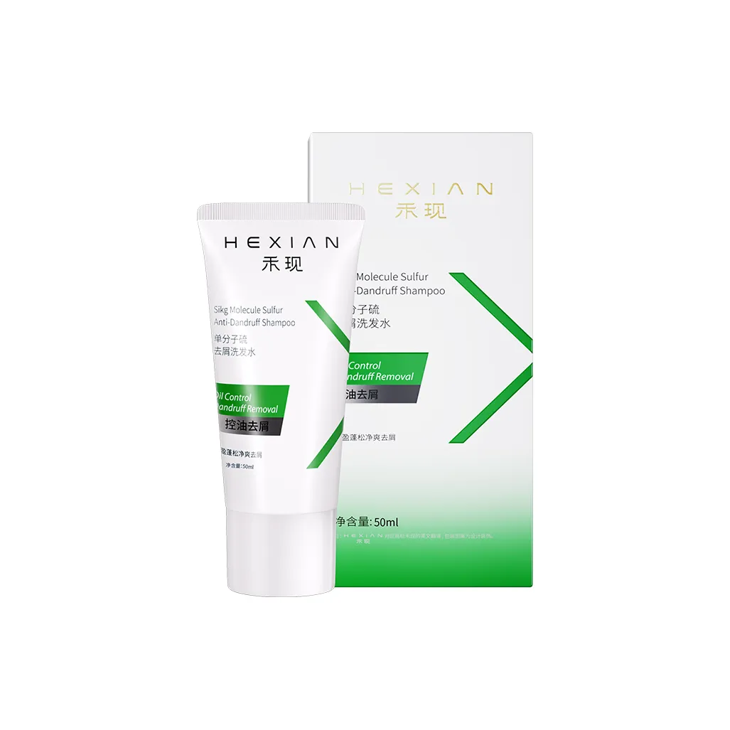 HEXIAN Шампунь с селеновым дисульфидом для лечения перхоти с облегчением зуда набор для путешествий 50 мл