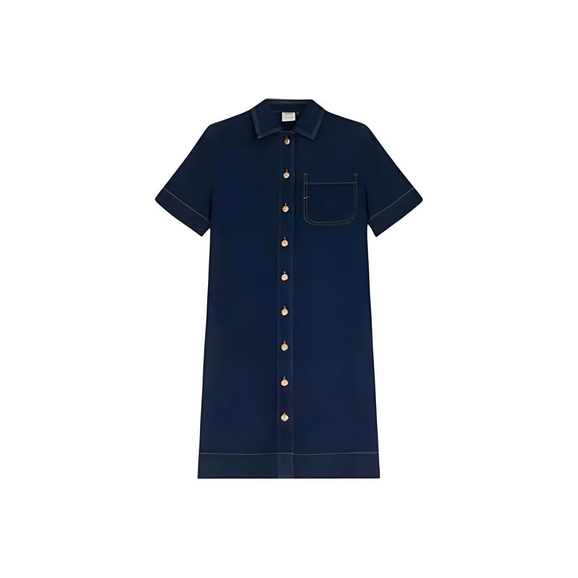 HAZZYS Short Sleeved Dress Women's Dark Navy Blue