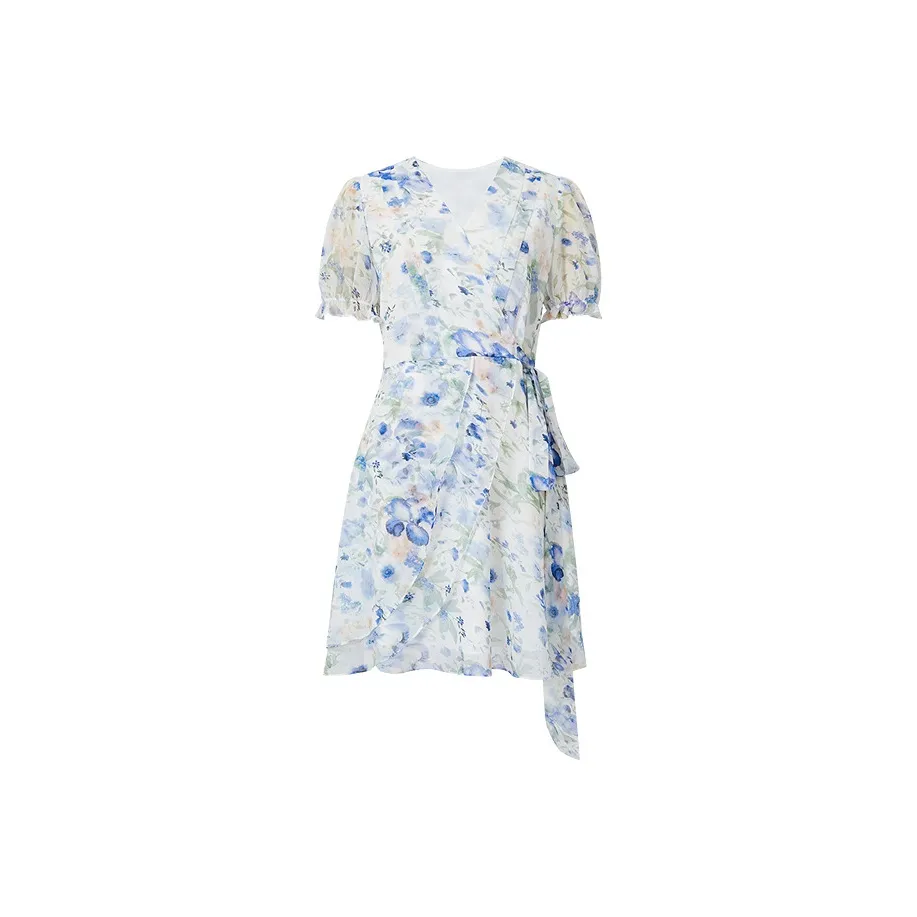 Hopeshow Короткий рукав Платье Женское