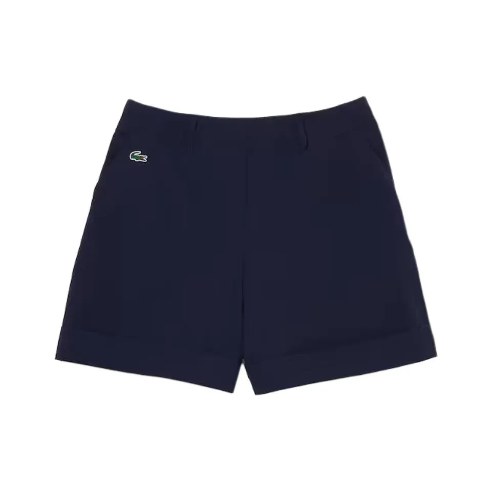 Шорты повседневные женские LACOSTE Collaboration цвет морской синий