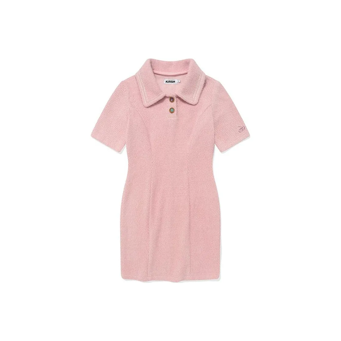 KIRSH Короткий рукав Платье Женское Лососевое