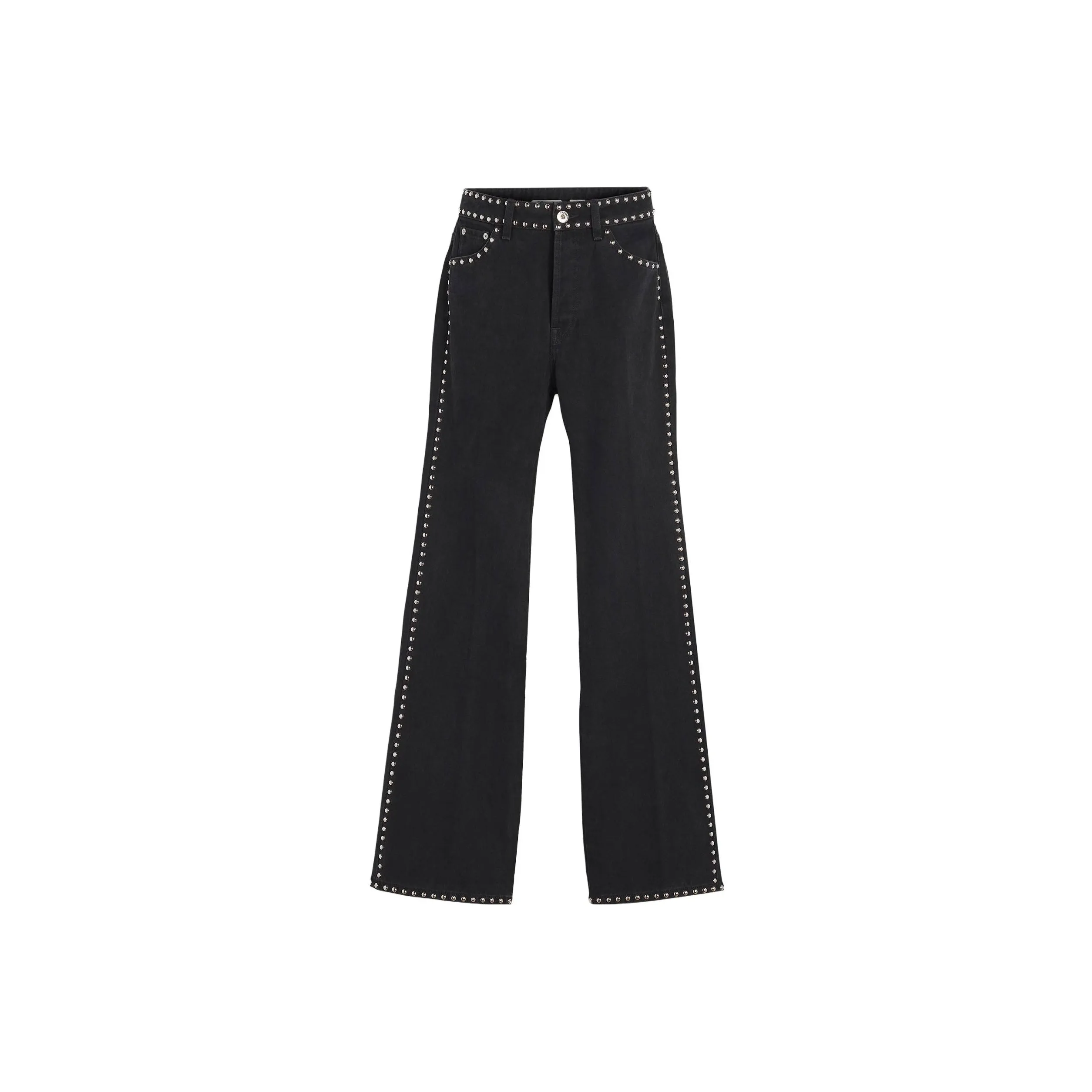 Lanvin Embroidered Flared Pants 'Black'
