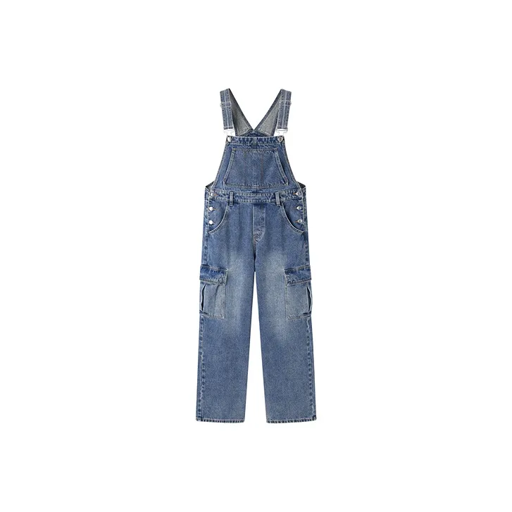 PEACEBIRD Overalls Women's Denim Blue