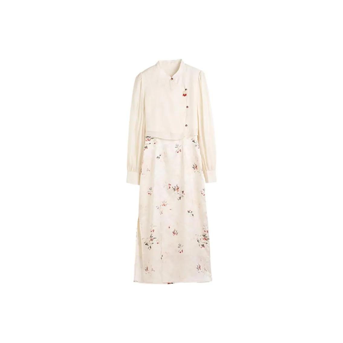 Hang Yi Court Slip Dress Women's Beige