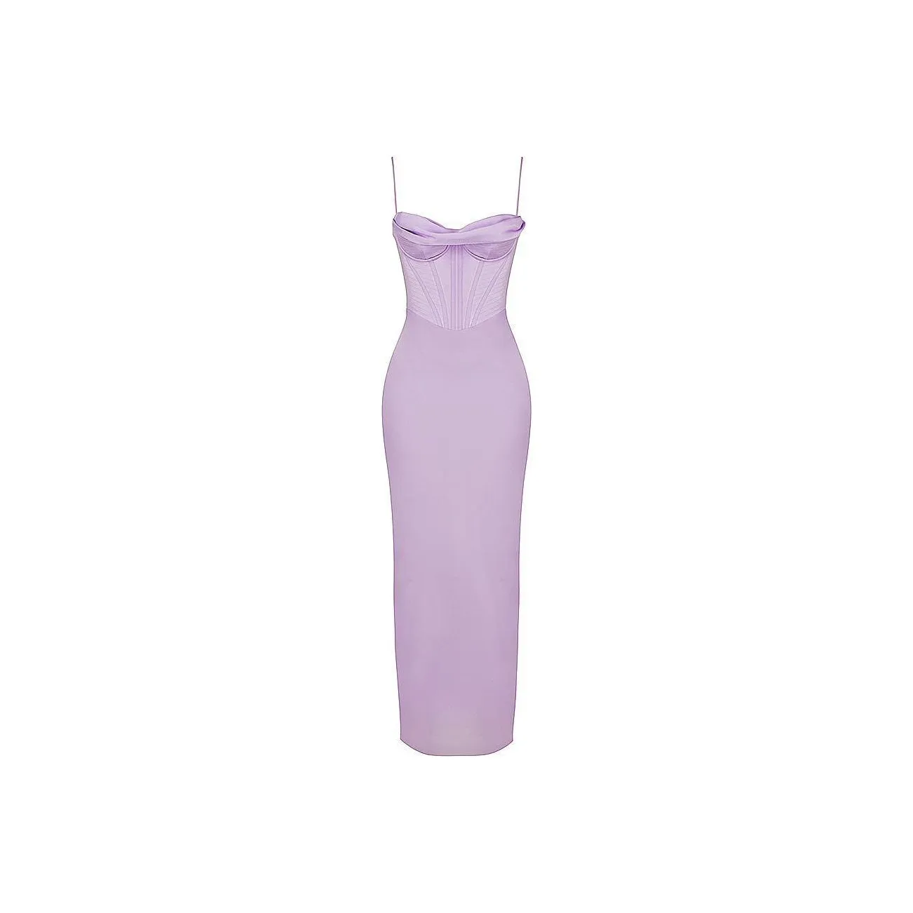 HOUSE OF CB CHARMAINE Slip Платье Женское Лаванда Лаванда