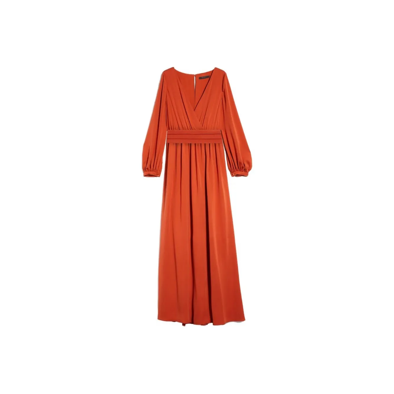 MaxMara Pleated waist Maxi Dress
