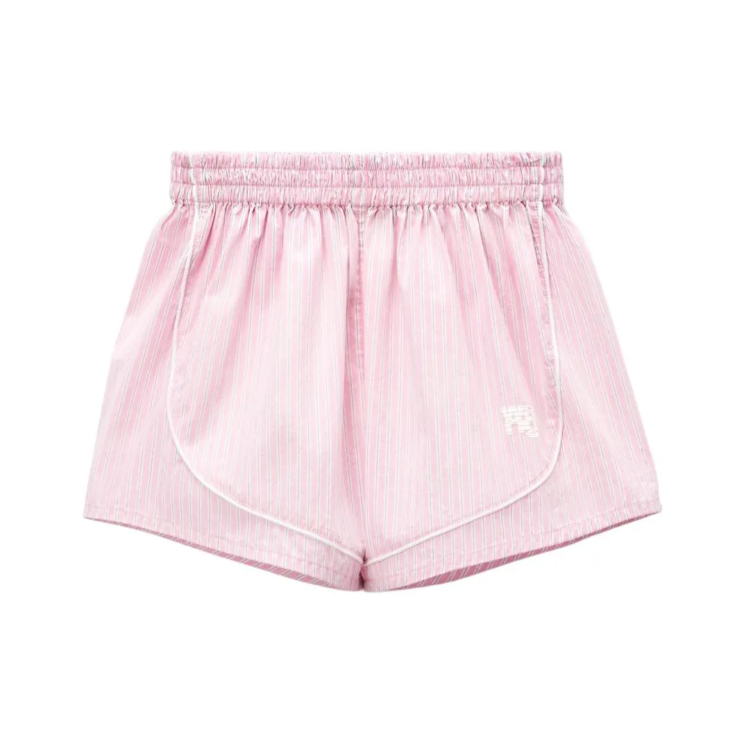 Alexander Wang FW24 Повседневные шорты Женские Розовые