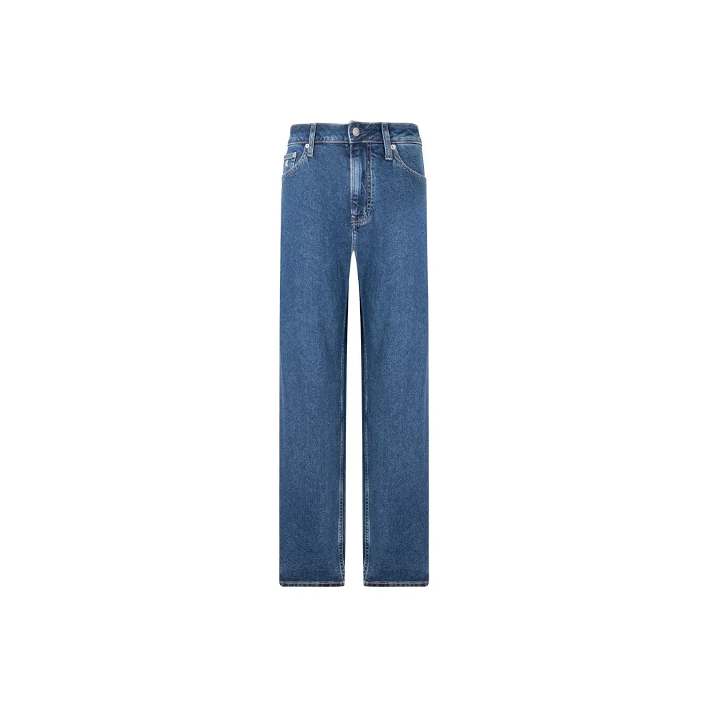 Calvin Klein Джинсы Женские Джинсовый Синий