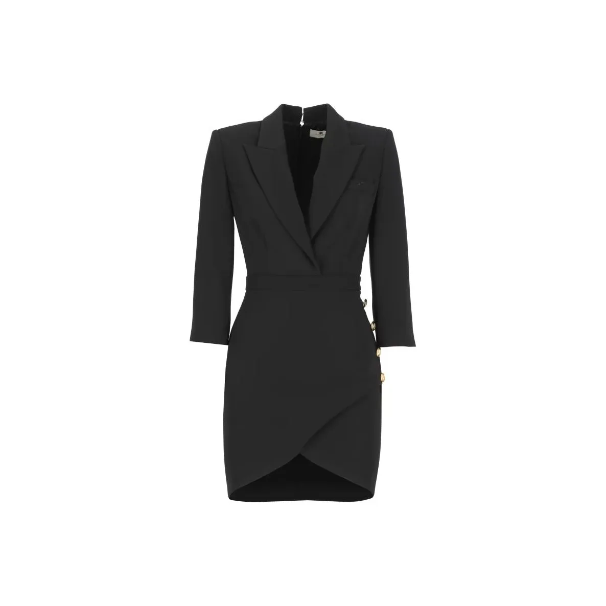Elisabetta Franchi Buttoned Coat Dress