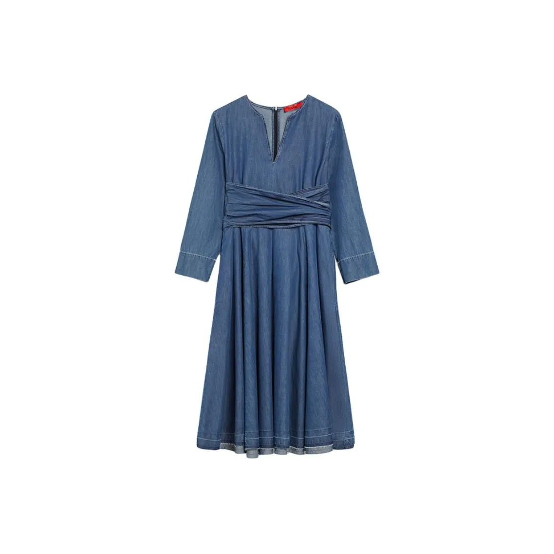 MAX&Co. SS23 Long Sleeved Dresses Women's Midnight Blue