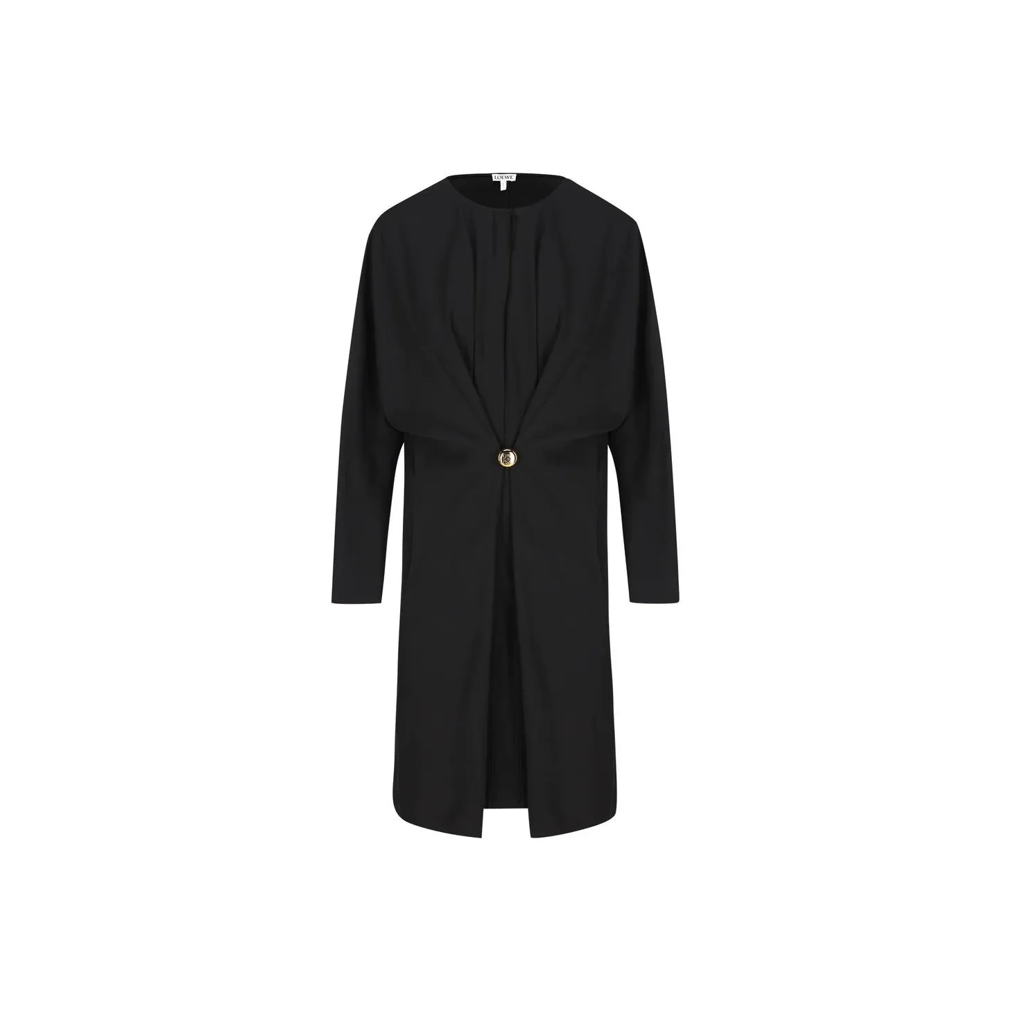 LOEWE Round Neck Pebble Midi Dress