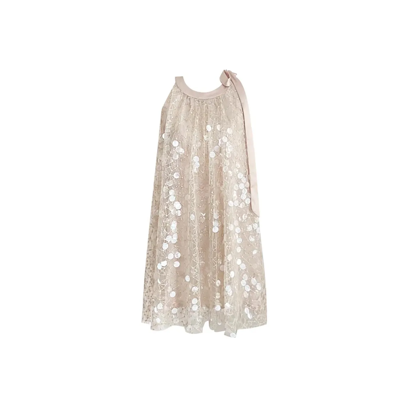 TASTILY Без рукавов Платье Женское Гипсофила