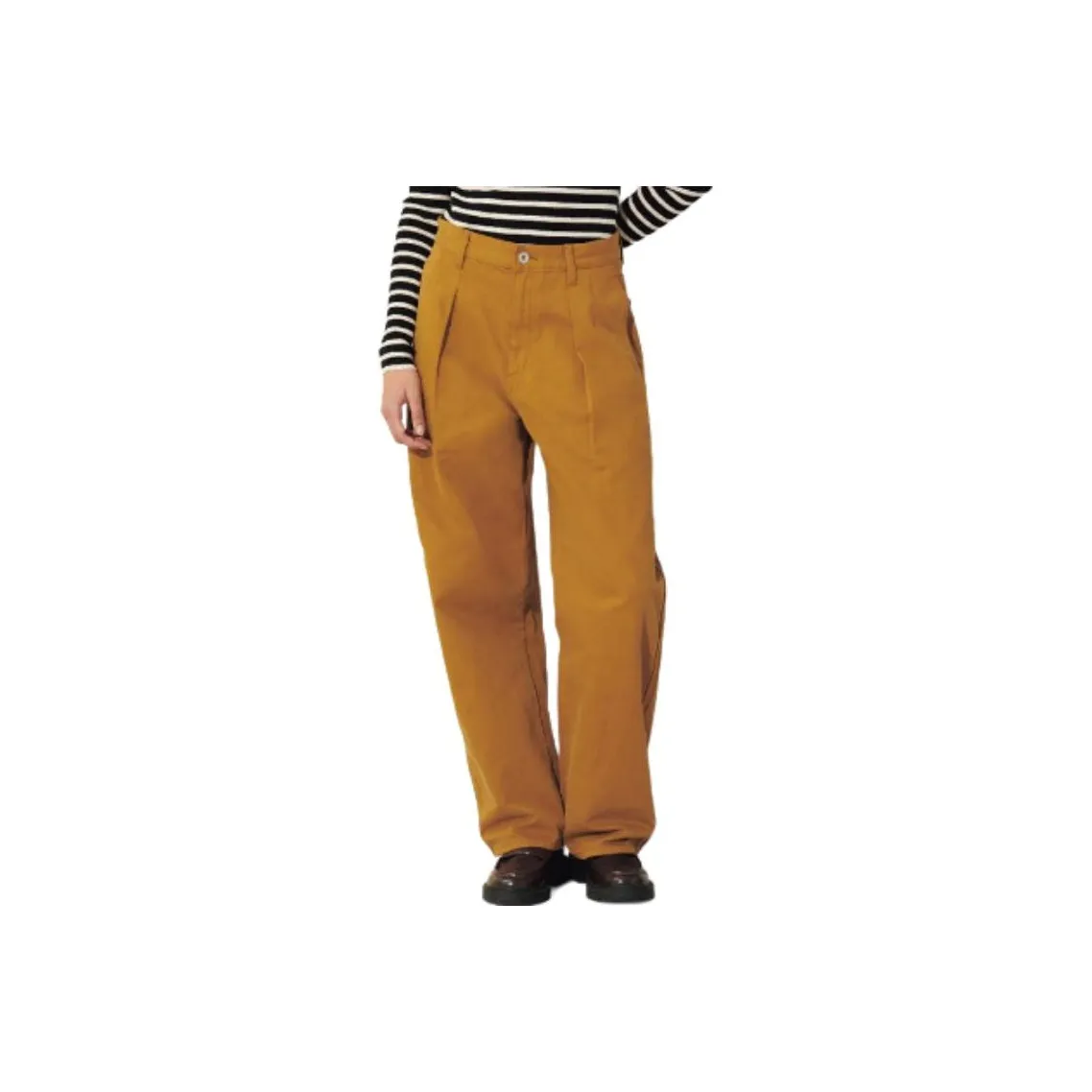 UNIQLO Джинсы Женские Цвет Горчичный