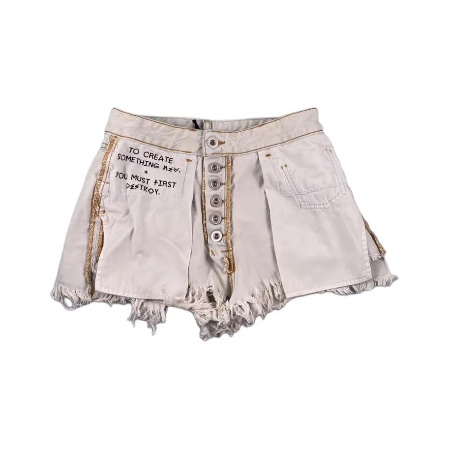 Unravel Project Повседневные шорты Женские Белые