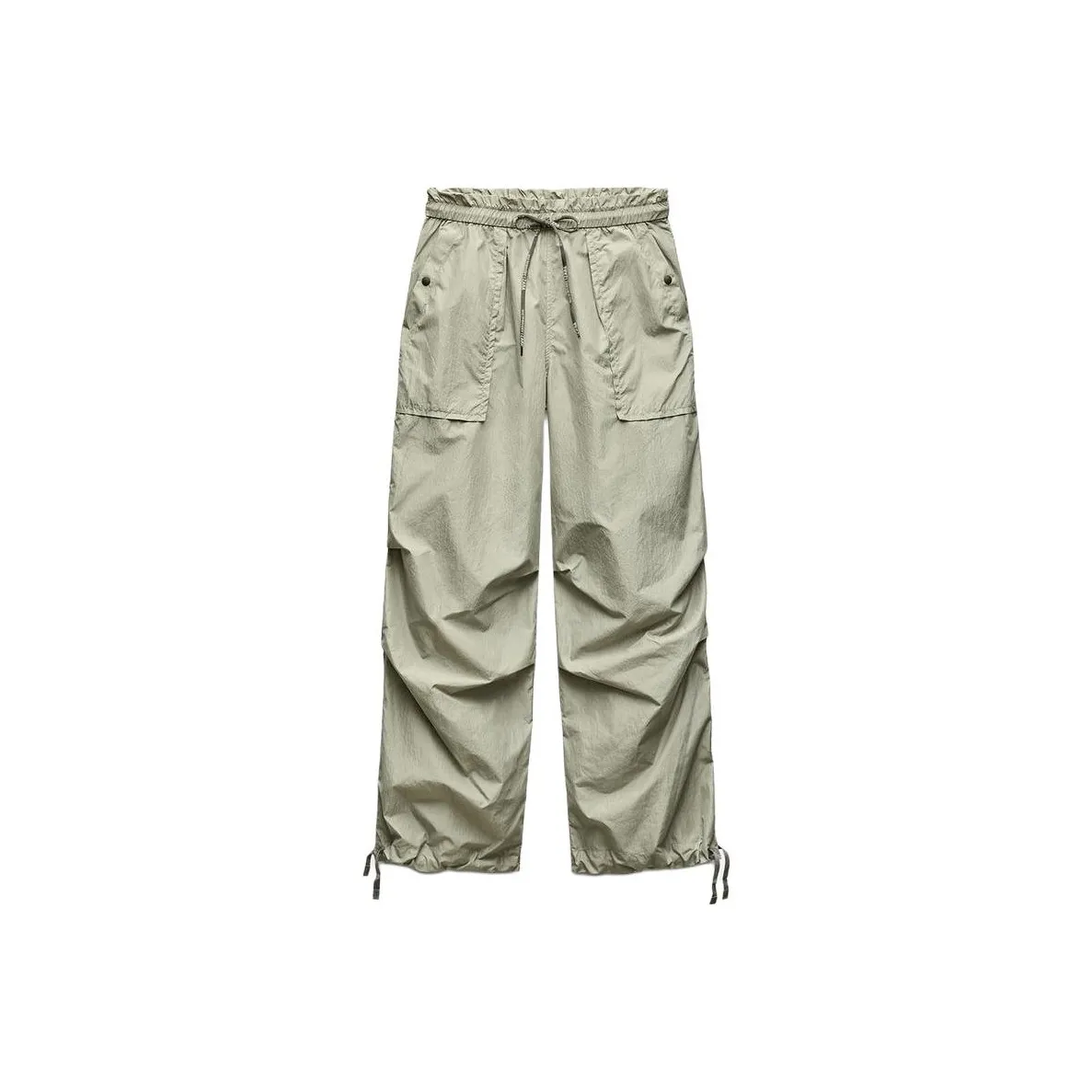 And Wander X ZARA And Wander Collaboration Cargo Pants Women's Light Green