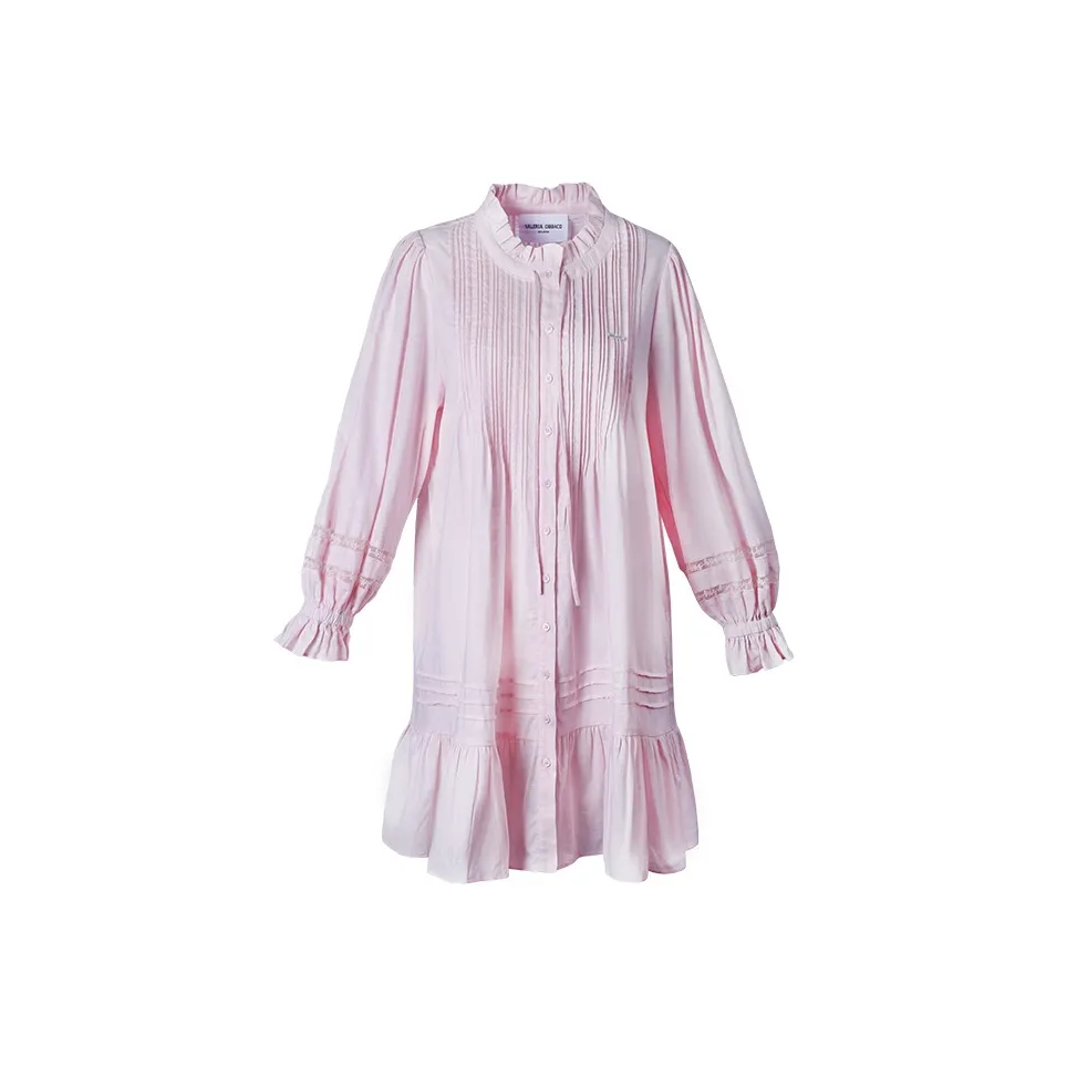 Valeria Obbaco Long-Sleeved Dresses Women's Pink