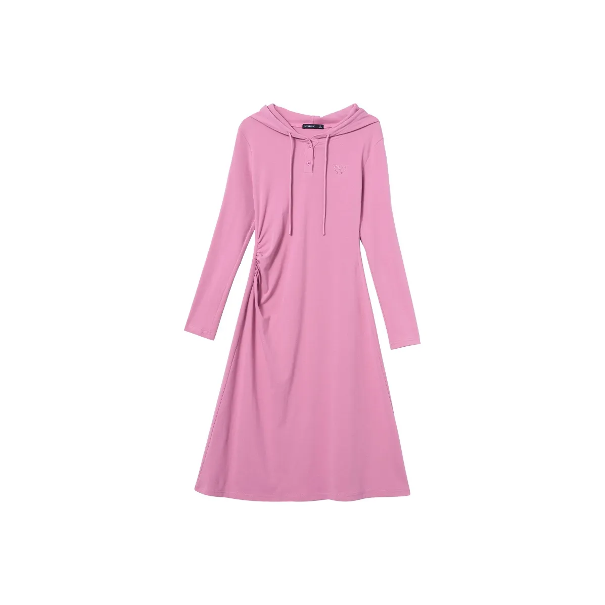 WESTLINK Длинное платье с длинными рукавами женское розовое