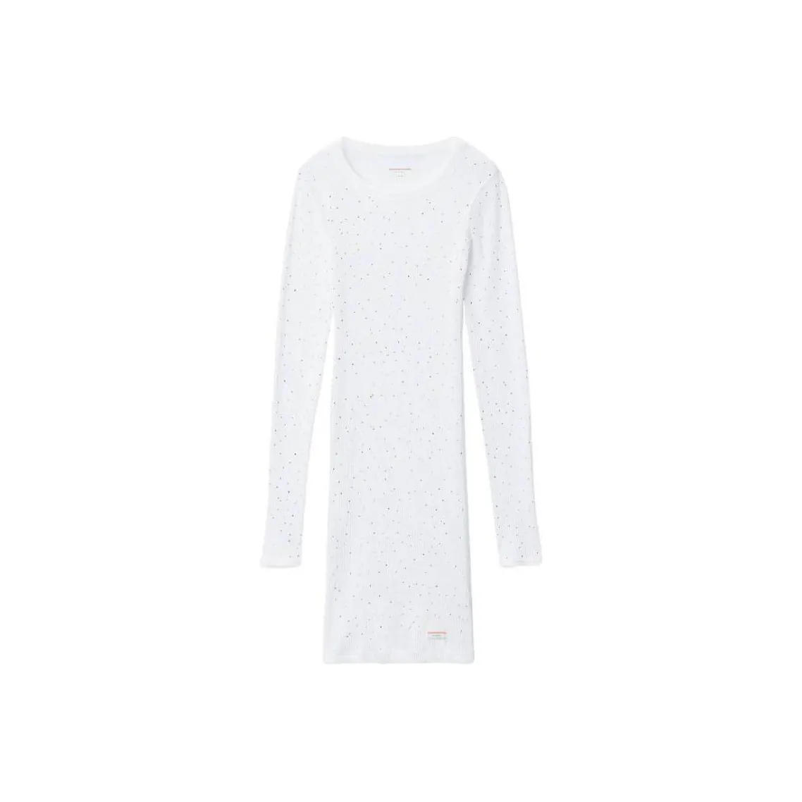 Alexander Wang Длинное платье с длинными рукавами женское белое