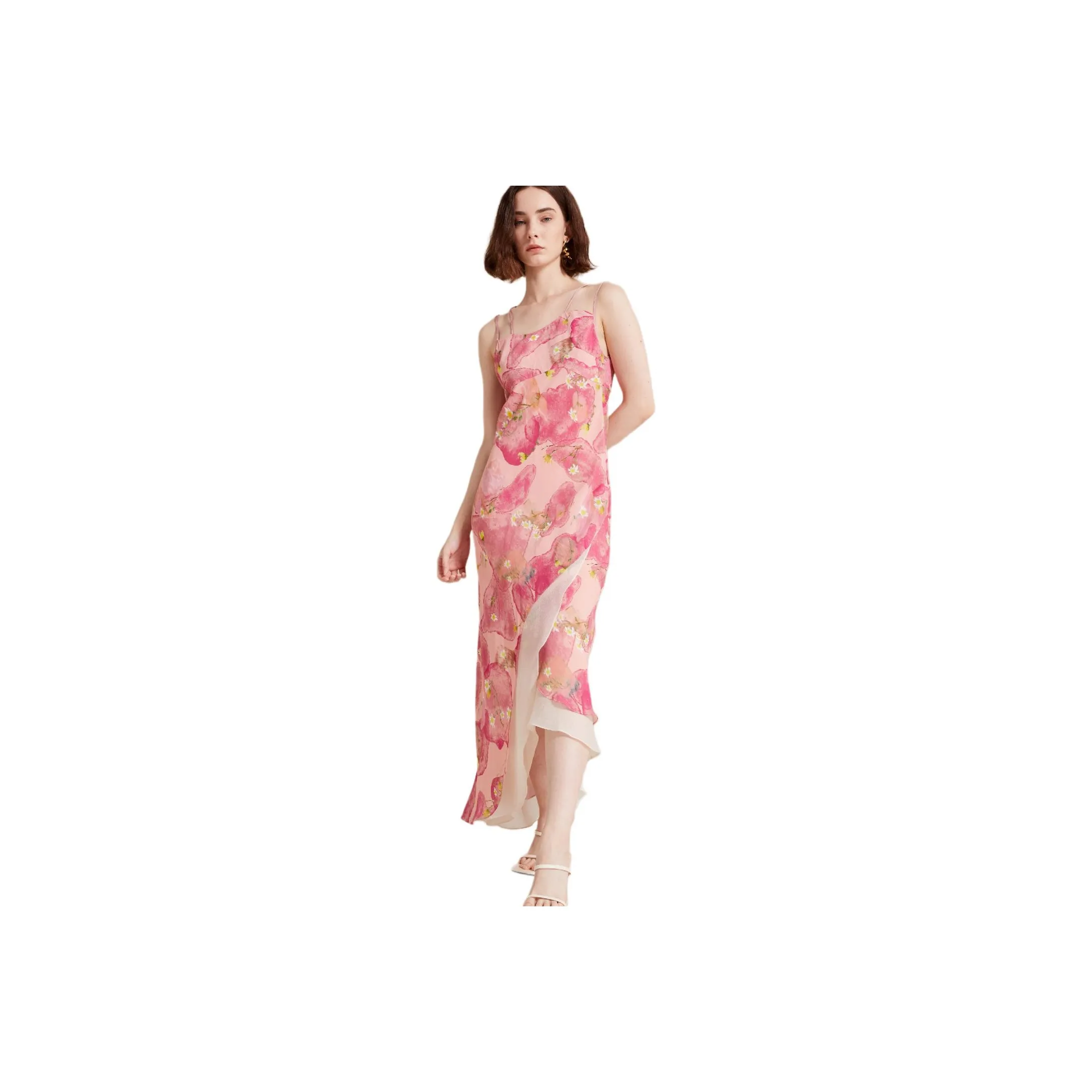 SUNDAY LIFE Slip Dress Women's Pink