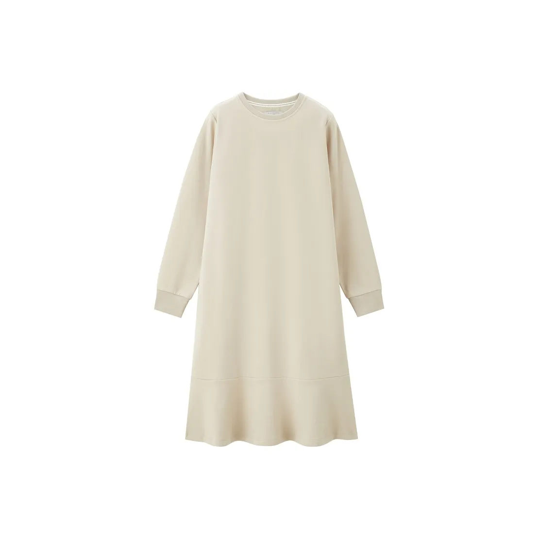 Giordano Длинное платье с длинными рукавами женское