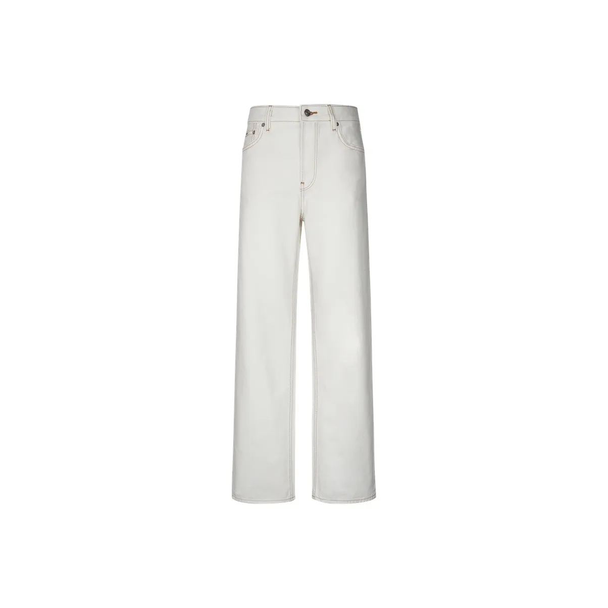 Calvin Klein SS25 ASN Denim White Women's Jeans Кальвин Кляйн SS25 ASN Деним Белый Женские Джинсы