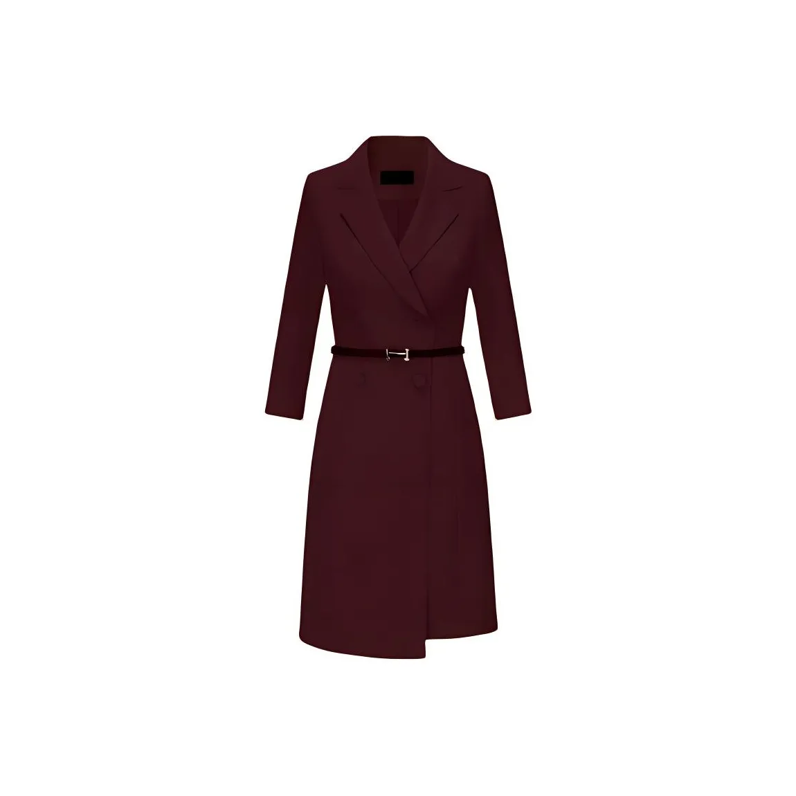 ONE SHALLOW Long Sleeved Dresses Women's Ancora Red