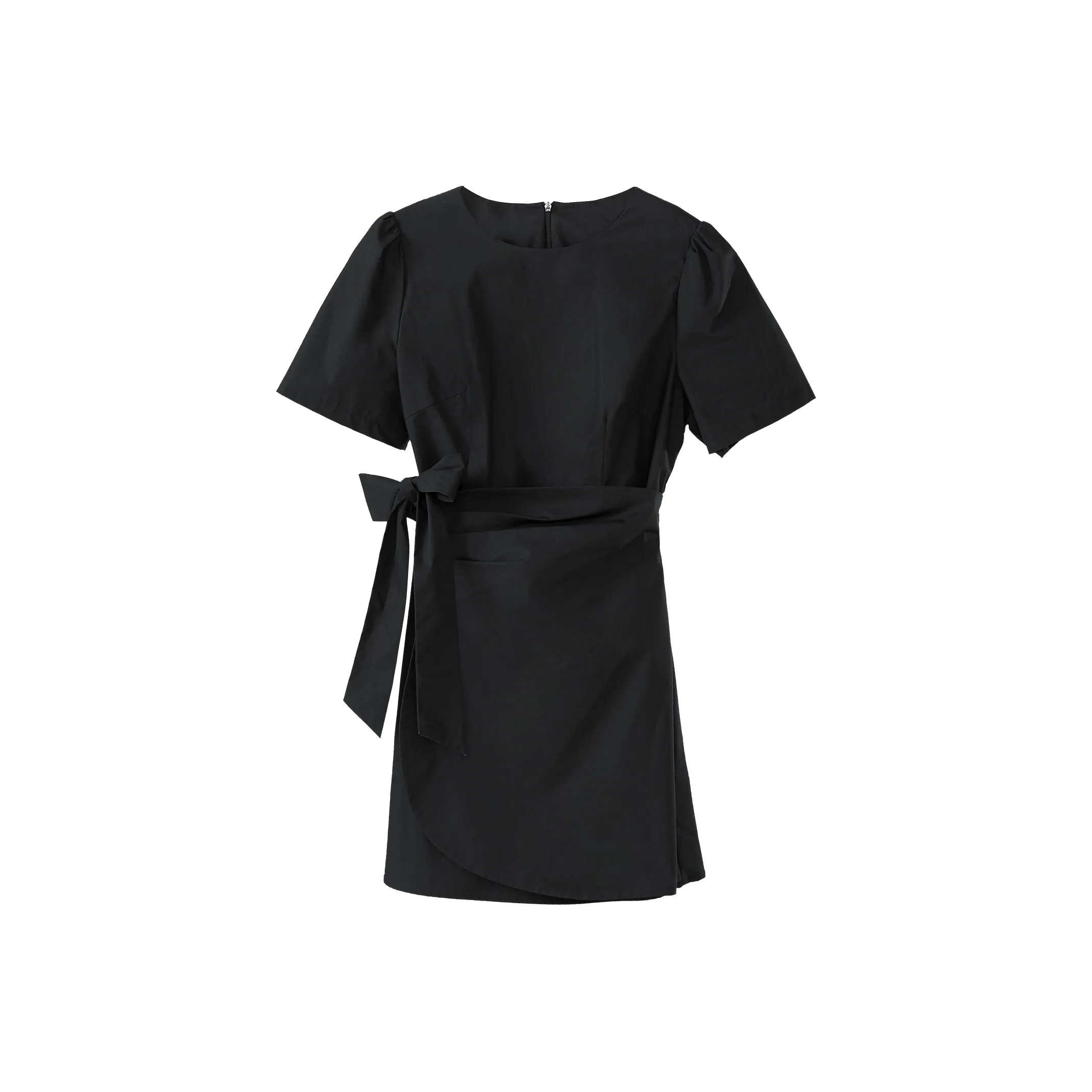Fstudio Короткий рукав Платье Женское Черное