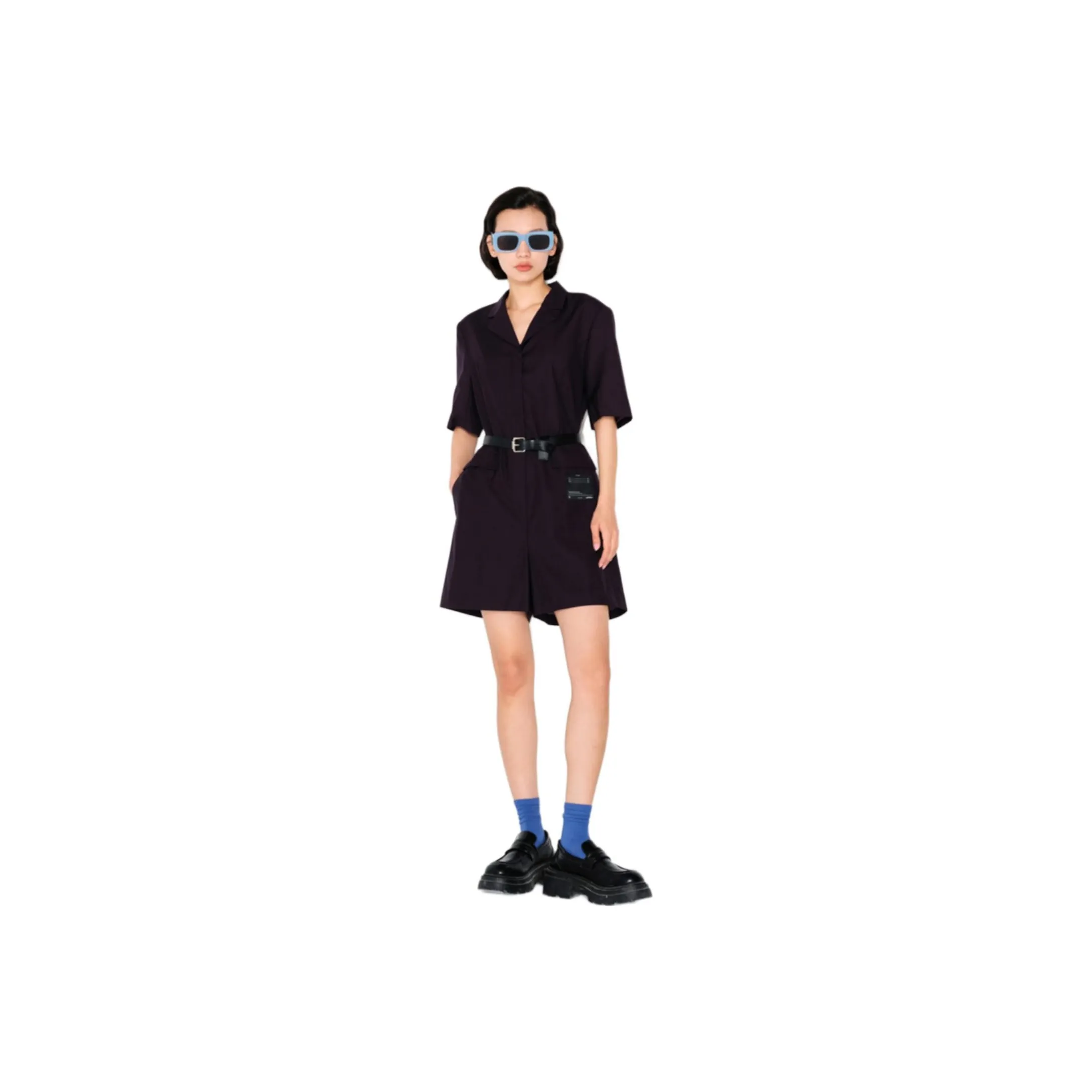 MASFER.SU Jumpsuit Women's Navy Blue