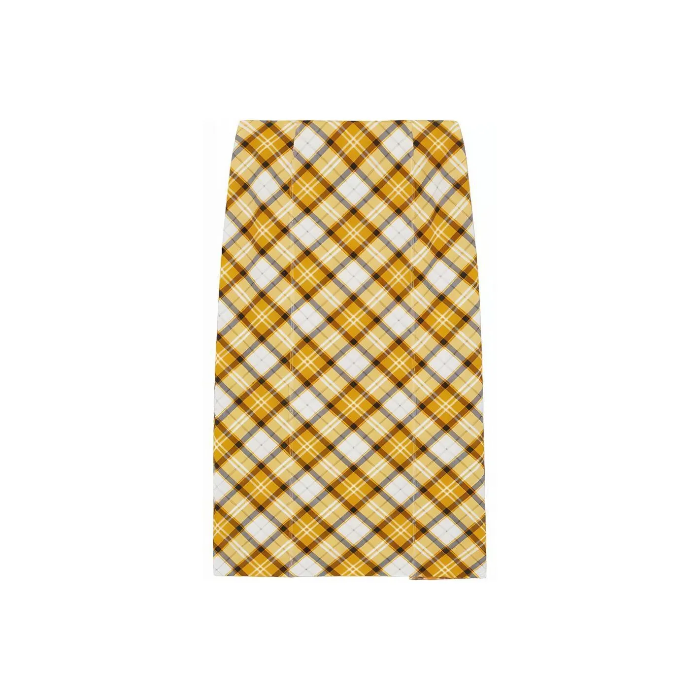 Burberry Повседневный Длинный Юбка Женские Оранжевый