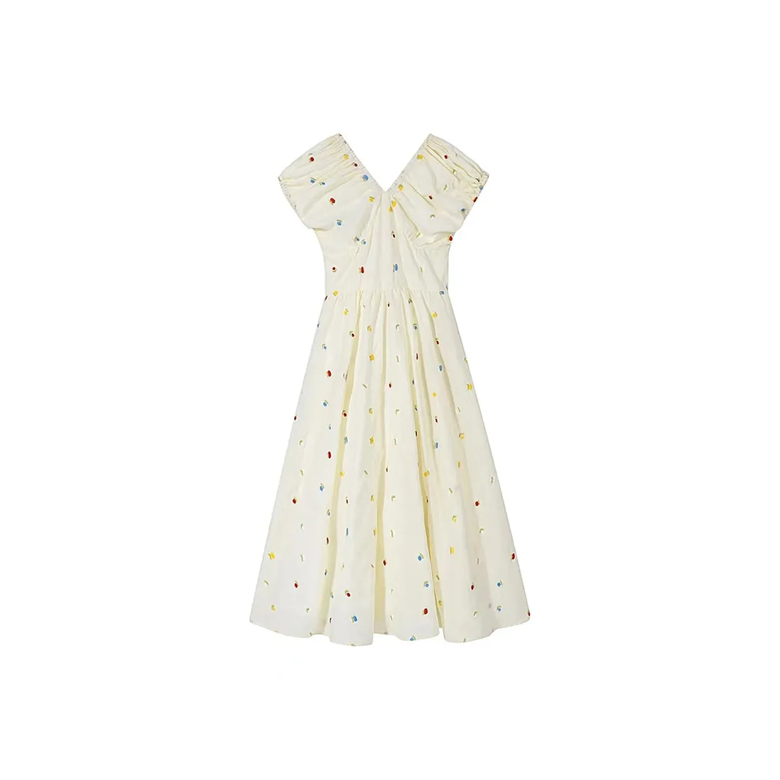 JOSR Short Sleeved Dress Women's White